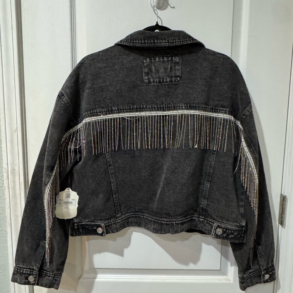 Altar'd State Black Denim Jacket